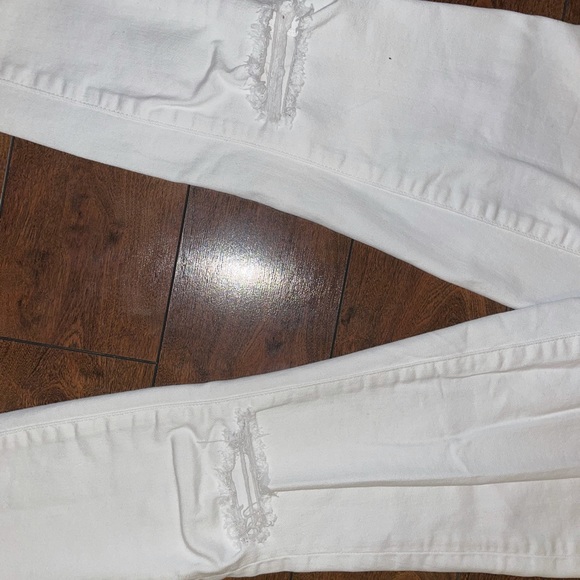 White Ripped Jeans - Picture 2 of 3